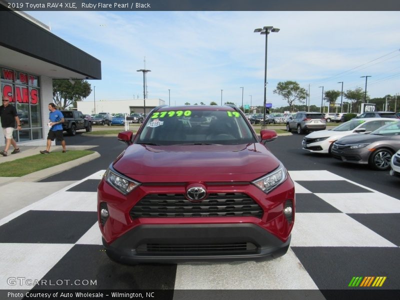 Ruby Flare Pearl / Black 2019 Toyota RAV4 XLE