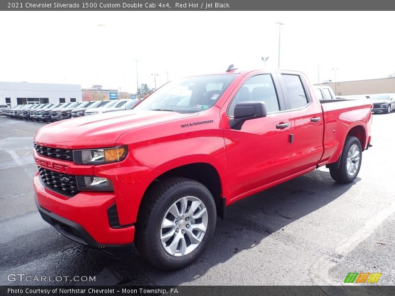  2021 Silverado 1500 Custom Double Cab 4x4 Red Hot