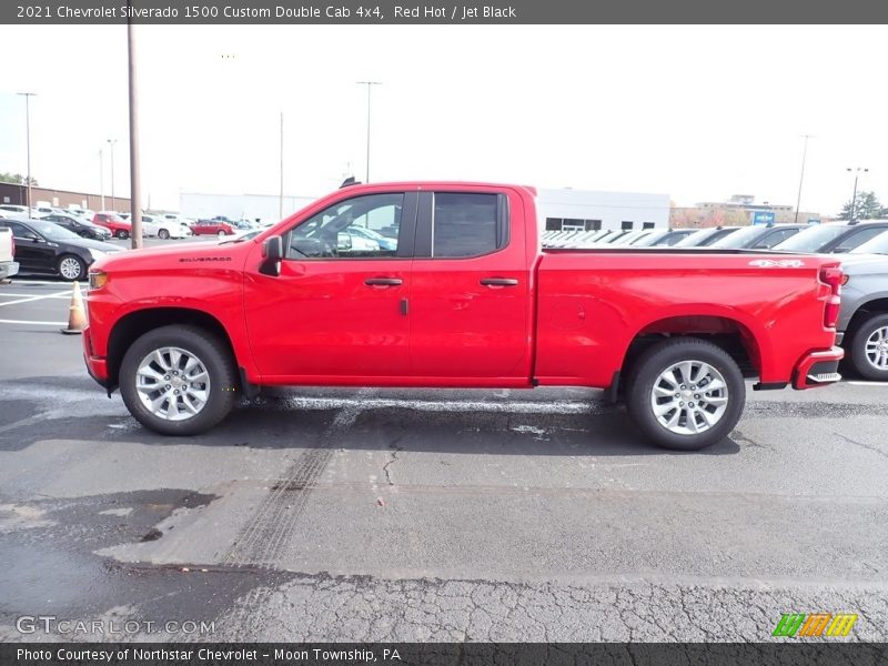  2021 Silverado 1500 Custom Double Cab 4x4 Red Hot