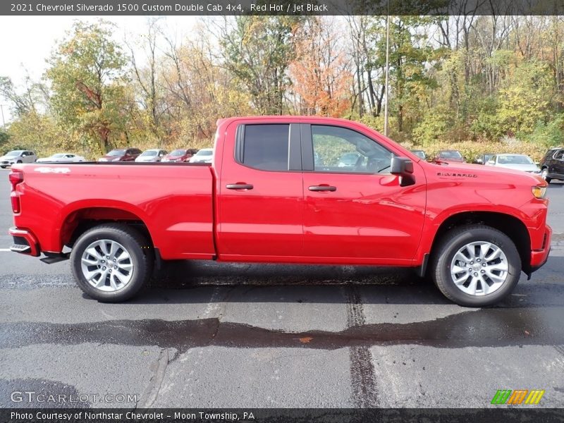  2021 Silverado 1500 Custom Double Cab 4x4 Red Hot