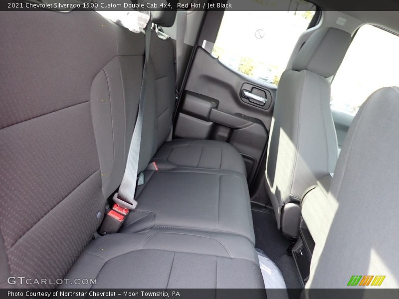 Red Hot / Jet Black 2021 Chevrolet Silverado 1500 Custom Double Cab 4x4