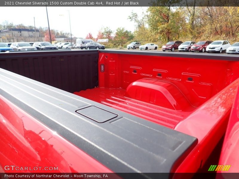 Red Hot / Jet Black 2021 Chevrolet Silverado 1500 Custom Double Cab 4x4
