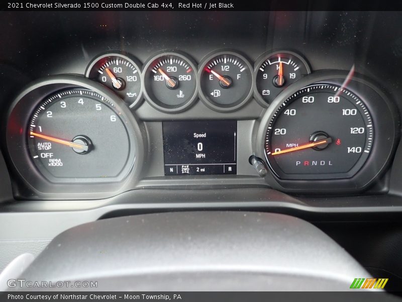  2021 Silverado 1500 Custom Double Cab 4x4 Custom Double Cab 4x4 Gauges