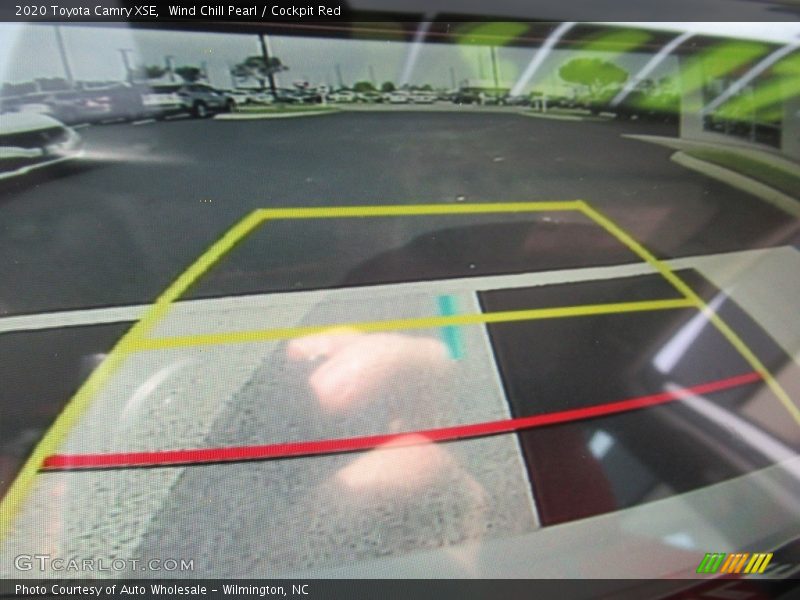 Wind Chill Pearl / Cockpit Red 2020 Toyota Camry XSE