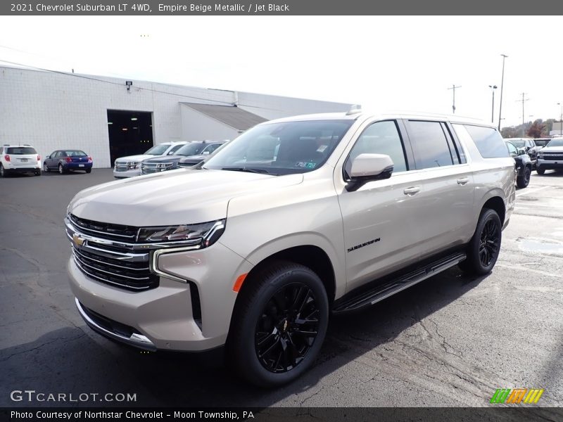 Empire Beige Metallic / Jet Black 2021 Chevrolet Suburban LT 4WD