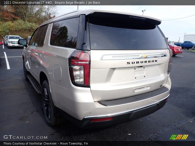Empire Beige Metallic / Jet Black 2021 Chevrolet Suburban LT 4WD
