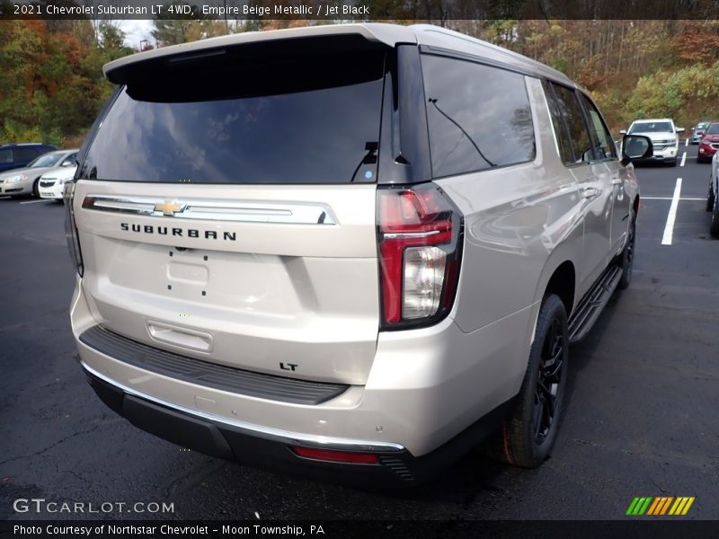 Empire Beige Metallic / Jet Black 2021 Chevrolet Suburban LT 4WD