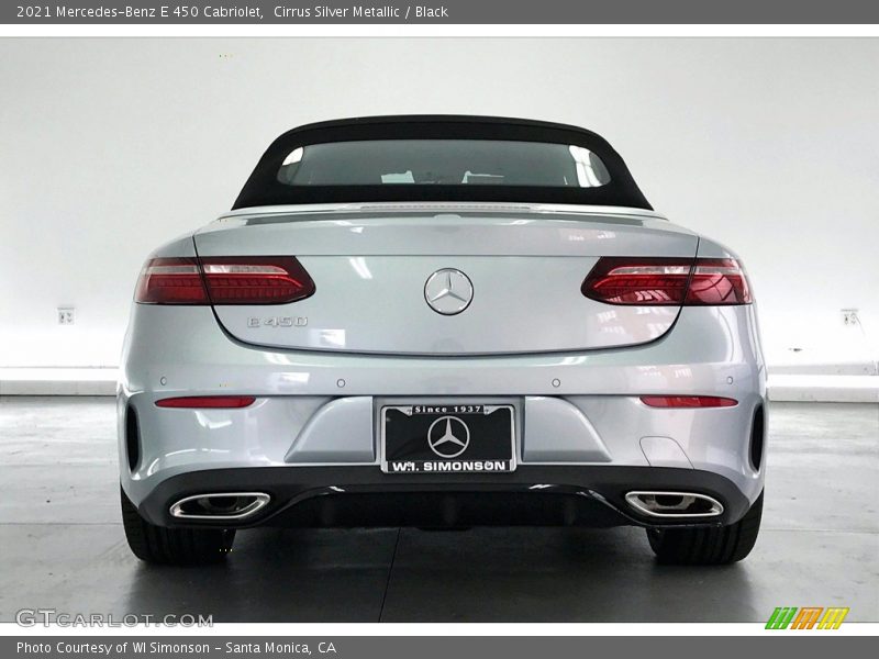 Cirrus Silver Metallic / Black 2021 Mercedes-Benz E 450 Cabriolet