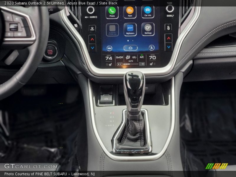  2020 Outback 2.5i Limited Lineartronic CVT Automatic Shifter