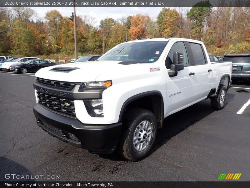 Summit White / Jet Black 2020 Chevrolet Silverado 2500HD Work Truck Crew Cab 4x4