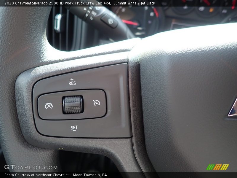 Summit White / Jet Black 2020 Chevrolet Silverado 2500HD Work Truck Crew Cab 4x4