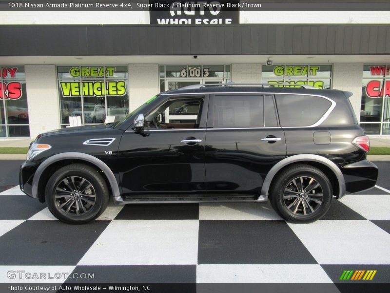 Super Black / Platinum Reserve Black/Brown 2018 Nissan Armada Platinum Reserve 4x4