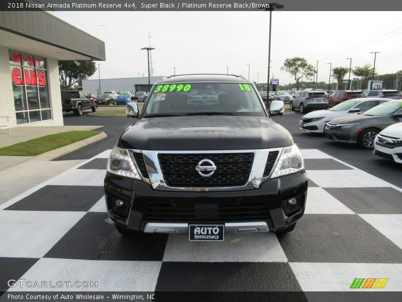 Super Black / Platinum Reserve Black/Brown 2018 Nissan Armada Platinum Reserve 4x4