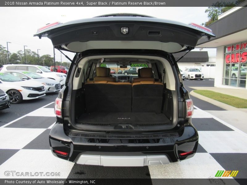 Super Black / Platinum Reserve Black/Brown 2018 Nissan Armada Platinum Reserve 4x4
