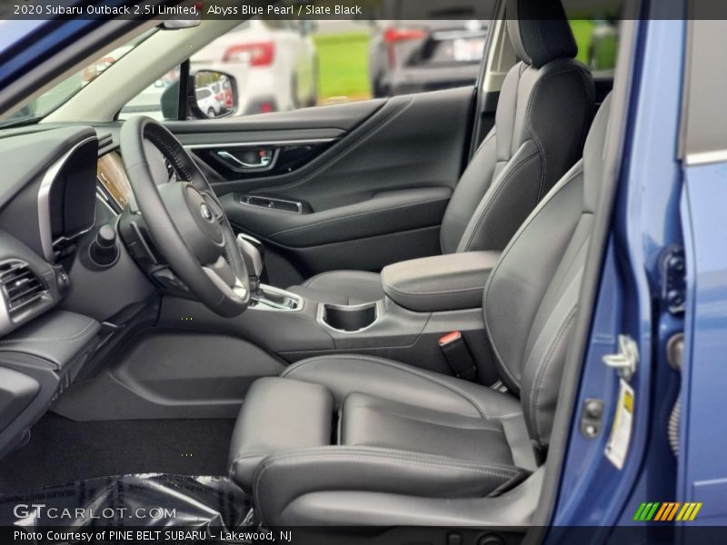 Front Seat of 2020 Outback 2.5i Limited