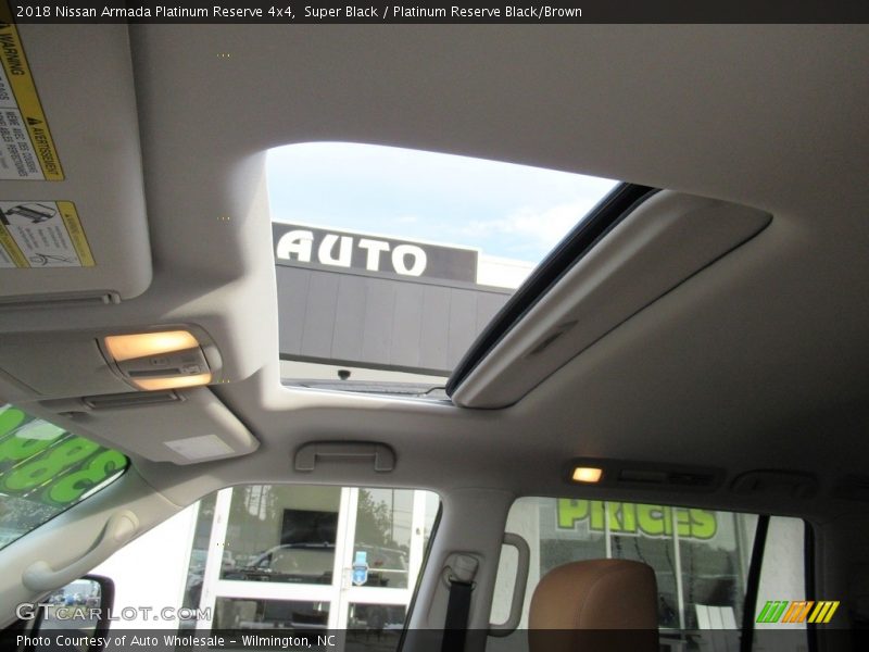 Super Black / Platinum Reserve Black/Brown 2018 Nissan Armada Platinum Reserve 4x4