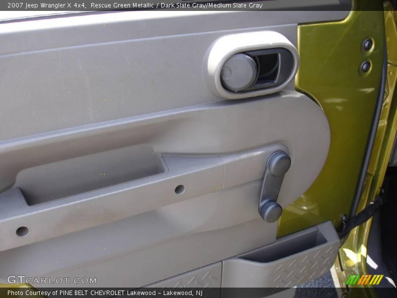Rescue Green Metallic / Dark Slate Gray/Medium Slate Gray 2007 Jeep Wrangler X 4x4