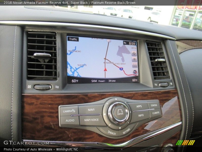 Super Black / Platinum Reserve Black/Brown 2018 Nissan Armada Platinum Reserve 4x4