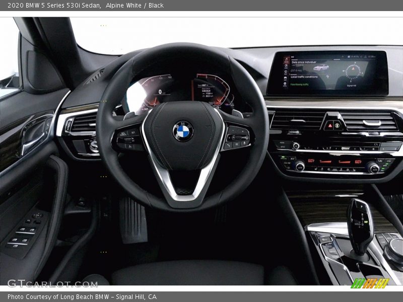 Alpine White / Black 2020 BMW 5 Series 530i Sedan