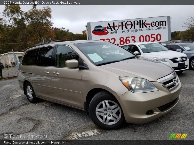 Desert Rock Metallic / Ivory 2005 Honda Odyssey EX