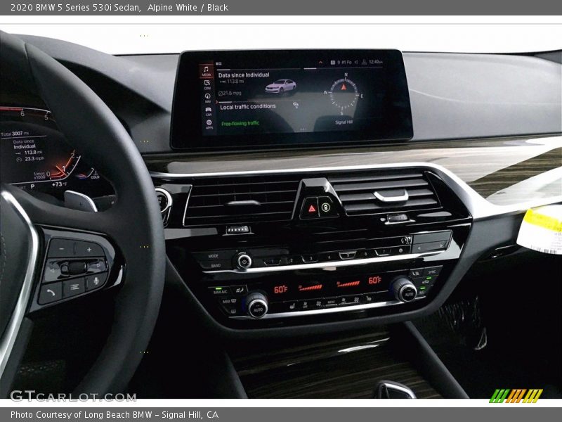 Alpine White / Black 2020 BMW 5 Series 530i Sedan