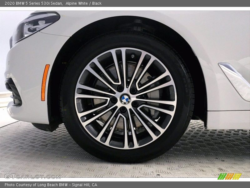 Alpine White / Black 2020 BMW 5 Series 530i Sedan