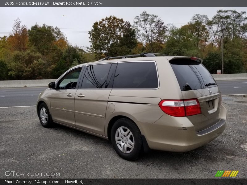 Desert Rock Metallic / Ivory 2005 Honda Odyssey EX