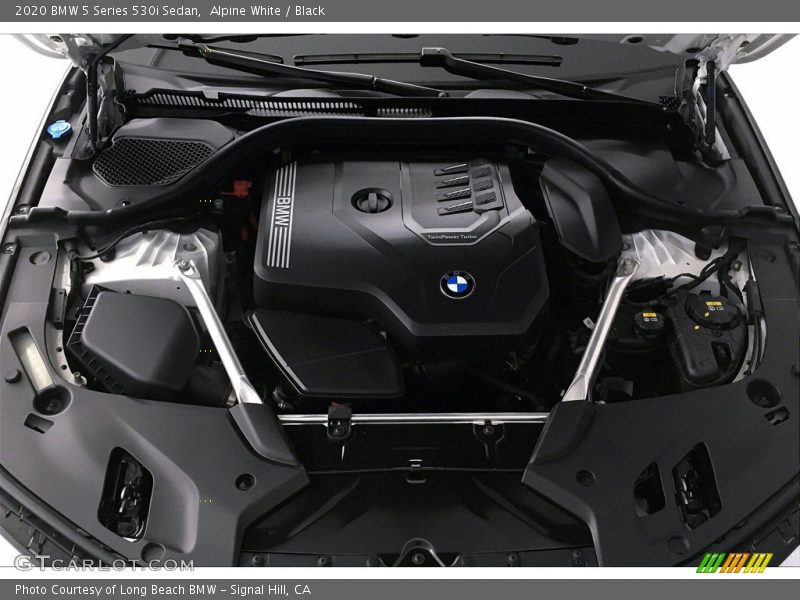 Alpine White / Black 2020 BMW 5 Series 530i Sedan