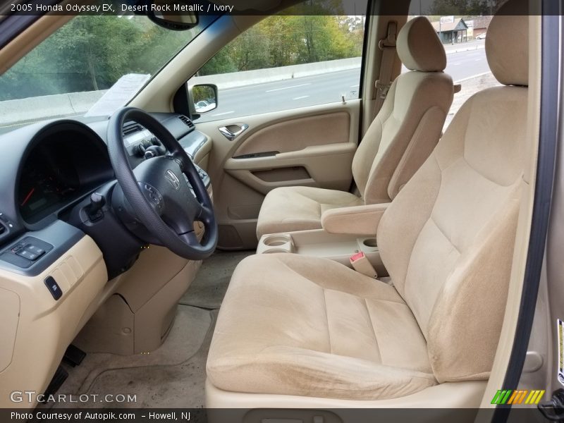 Front Seat of 2005 Odyssey EX