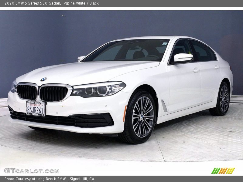 Alpine White / Black 2020 BMW 5 Series 530i Sedan