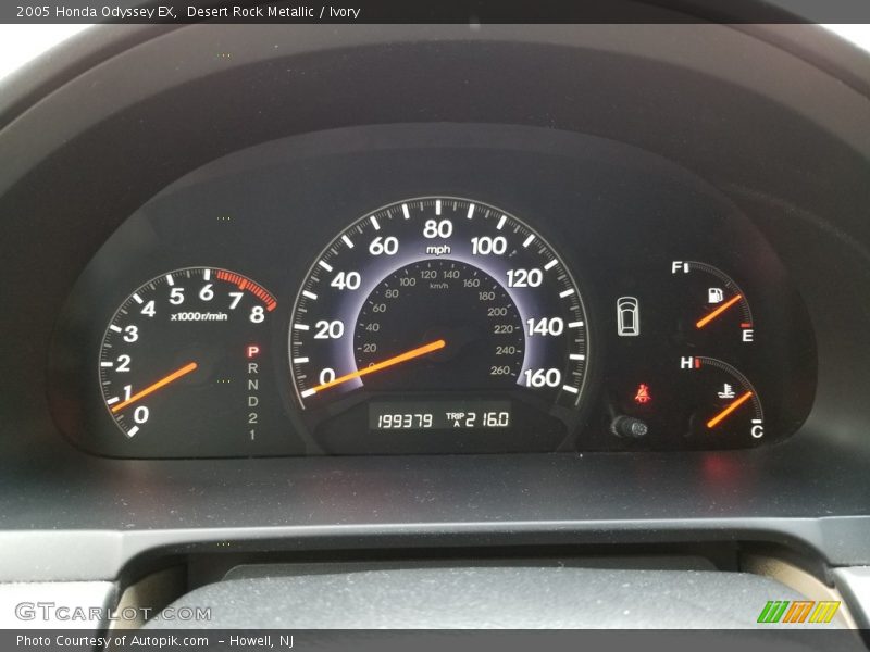  2005 Odyssey EX EX Gauges