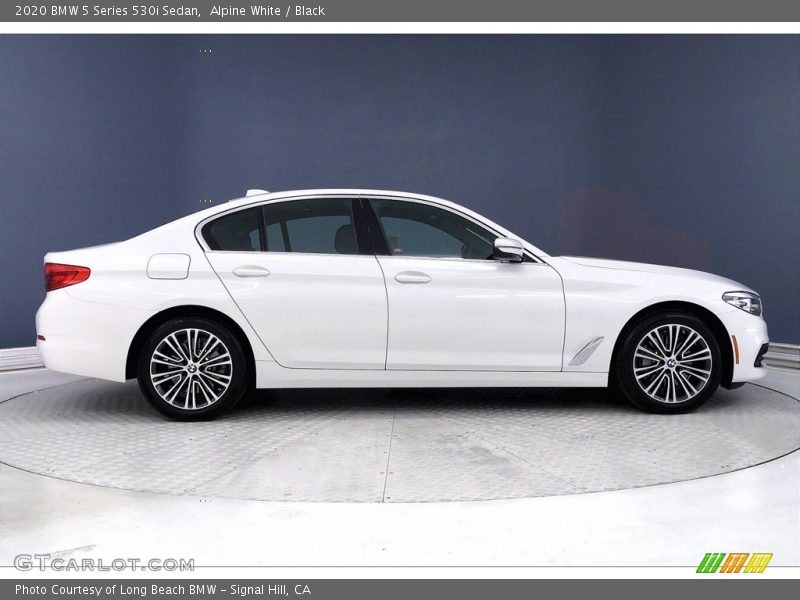 Alpine White / Black 2020 BMW 5 Series 530i Sedan