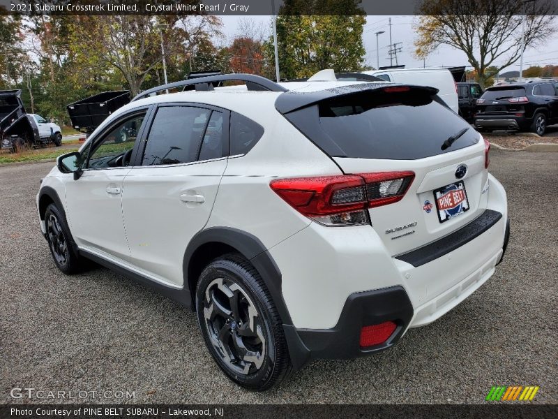 Crystal White Pearl / Gray 2021 Subaru Crosstrek Limited