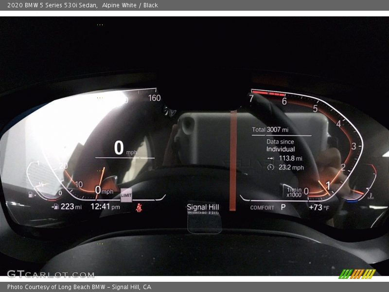 Alpine White / Black 2020 BMW 5 Series 530i Sedan