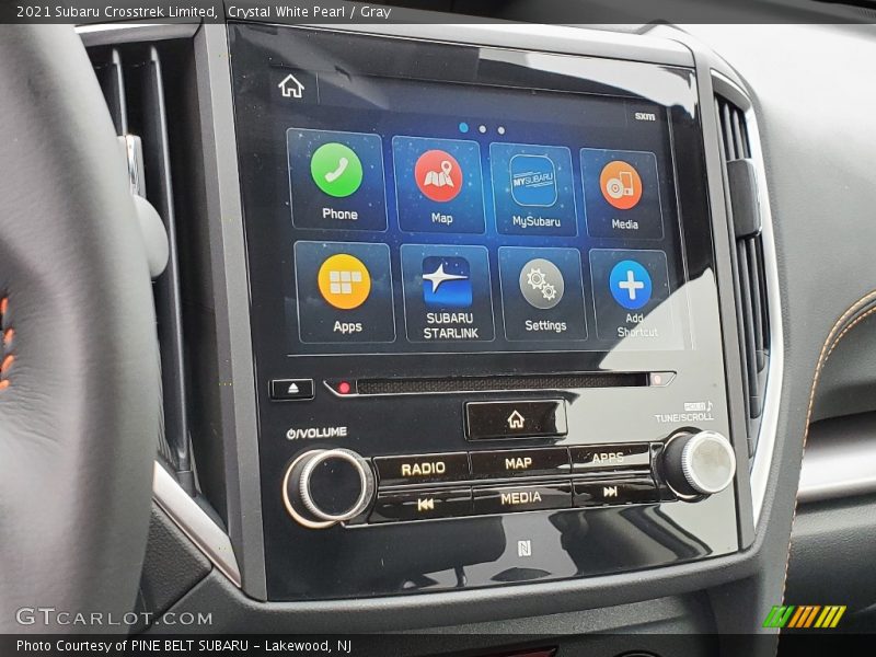 Crystal White Pearl / Gray 2021 Subaru Crosstrek Limited