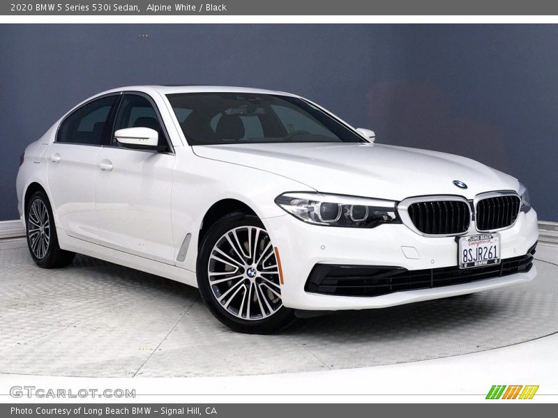 Alpine White / Black 2020 BMW 5 Series 530i Sedan