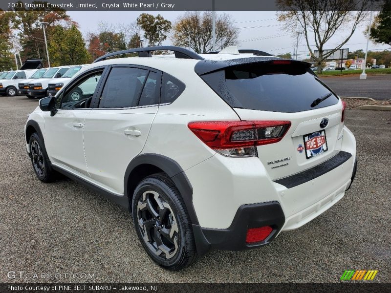 Crystal White Pearl / Gray 2021 Subaru Crosstrek Limited