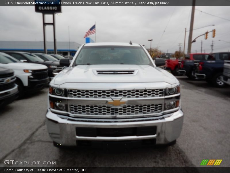 Summit White / Dark Ash/Jet Black 2019 Chevrolet Silverado 2500HD Work Truck Crew Cab 4WD