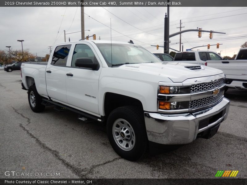 Summit White / Dark Ash/Jet Black 2019 Chevrolet Silverado 2500HD Work Truck Crew Cab 4WD