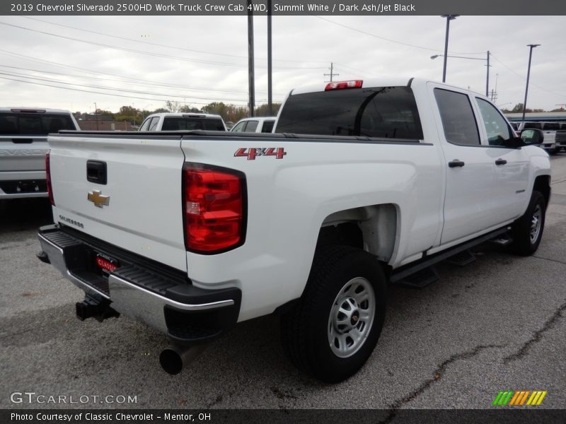 Summit White / Dark Ash/Jet Black 2019 Chevrolet Silverado 2500HD Work Truck Crew Cab 4WD