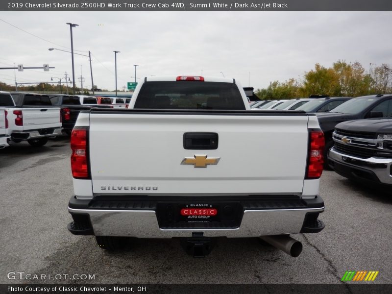 Summit White / Dark Ash/Jet Black 2019 Chevrolet Silverado 2500HD Work Truck Crew Cab 4WD