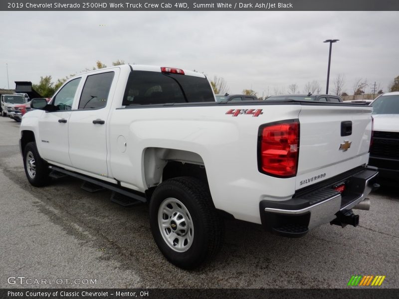 Summit White / Dark Ash/Jet Black 2019 Chevrolet Silverado 2500HD Work Truck Crew Cab 4WD