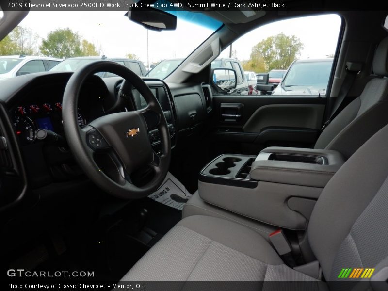 Summit White / Dark Ash/Jet Black 2019 Chevrolet Silverado 2500HD Work Truck Crew Cab 4WD