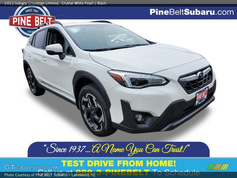 Crystal White Pearl / Black 2021 Subaru Crosstrek Limited