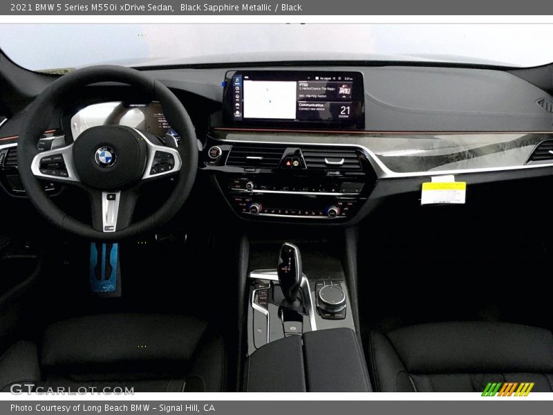 Dashboard of 2021 5 Series M550i xDrive Sedan