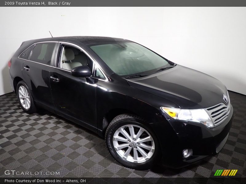 Black / Gray 2009 Toyota Venza I4