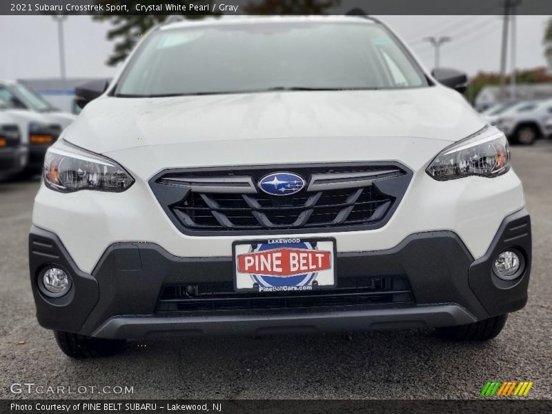 Crystal White Pearl / Gray 2021 Subaru Crosstrek Sport
