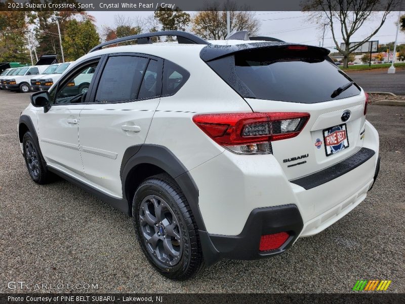Crystal White Pearl / Gray 2021 Subaru Crosstrek Sport