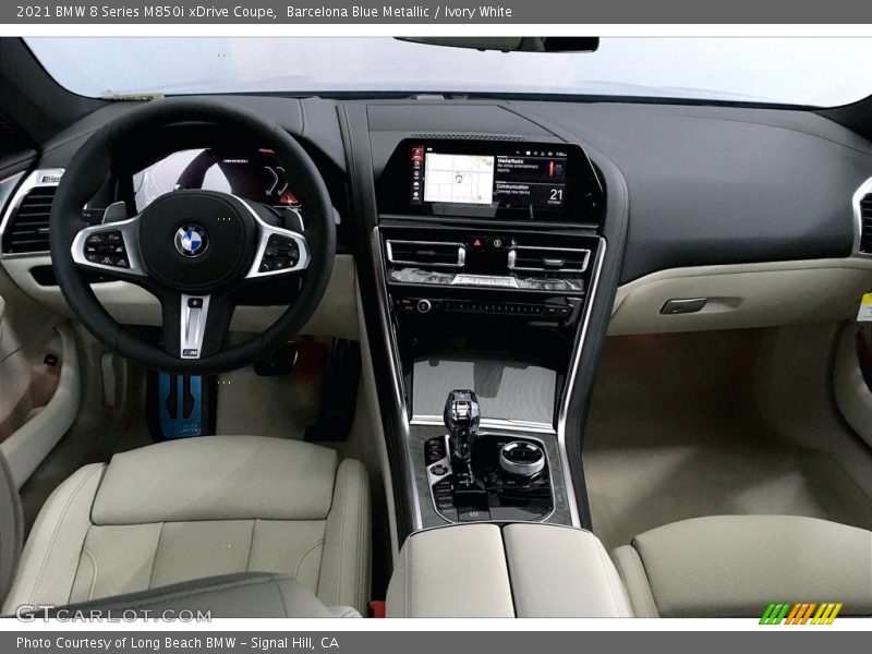  2021 8 Series M850i xDrive Coupe Ivory White Interior