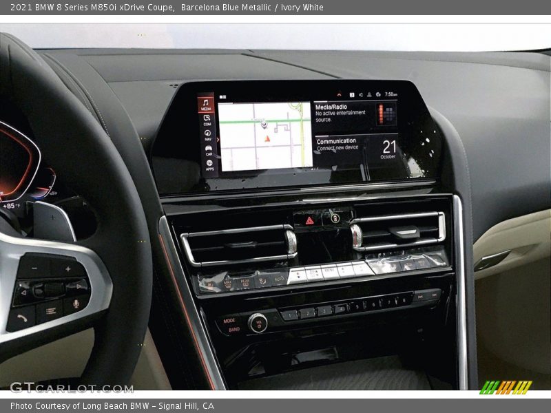 Controls of 2021 8 Series M850i xDrive Coupe
